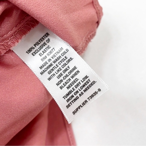 Worthington mauve v-neck button down top - Picture 4 of 4